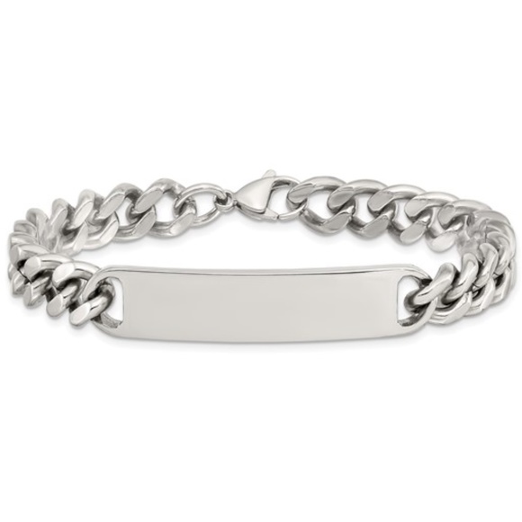 Other - Stainless Steel Polished Curb Chain 8.5 inch ID Bracelet